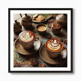 Coffee Latte Art 49 Art Print