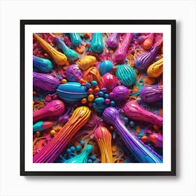 Splatters Art Print