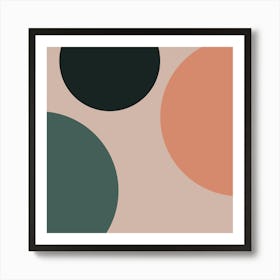 Abstract Circles.2 Art Print