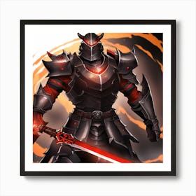 Warrior Zed 1 Art Print