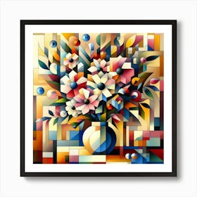 Flowers In A Vase 25 Art Print