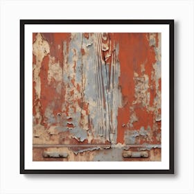 Rusty Old Rusty Metal Art Print