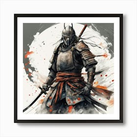 Samurai Warrior Art Print