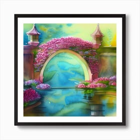 Fairytale Bridge Art Print