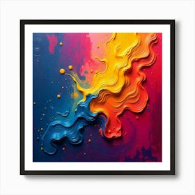 Abstract Painting 52 Art Print