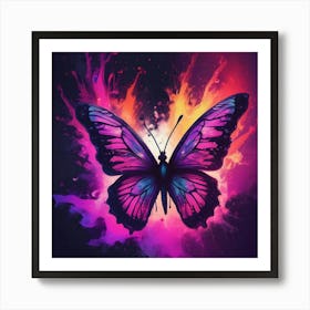 Butterfly Painting 228 Art Print