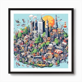 Cityscape Póster