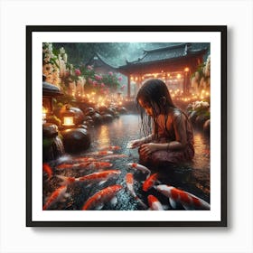 Koi Fish 8 Art Print