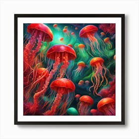 Jellyfish 1 Art Print