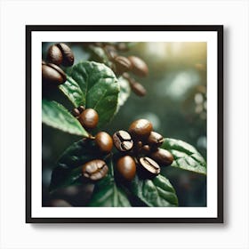 Coffee Beans - Coffee Stock Videos & Royalty-Free Footage 1 Art Print