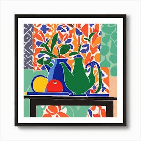 A Matisse-Inspired Still Life 1 Art Print