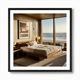 Bedroom By The Beach Art Print