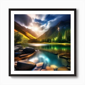 Landscape Wallpapers 12 Art Print