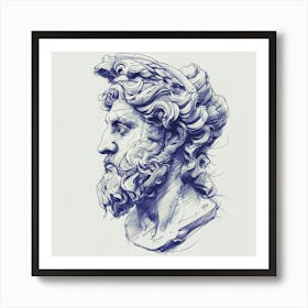 Bust Of Aphrodite Art Print