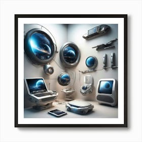 Futuristic Room Art Print