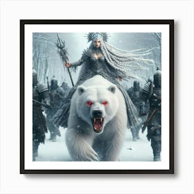 King Of Bears Art Print