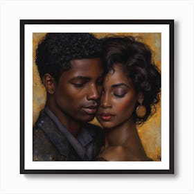 Echantedeasel 93450 African American Black Love Stylize 970 26e4bc05 E9e2 4fbd 9333 Fbe7eb475f74 Art Print