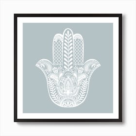 Calm Hamsa Hand Art Print