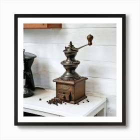 Coffee House Coffee Grinder Art Print