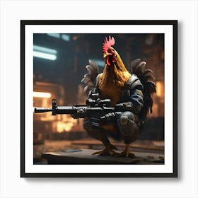 Cocking Art Print