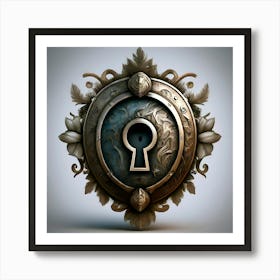 Keyed Shield Art Print