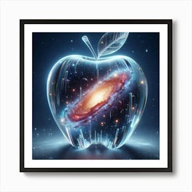 Apple Galaxy Art Print