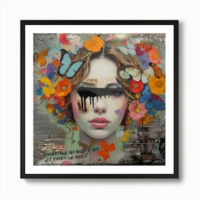 Can’t see beauty Art Print