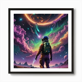 Space Traveler Art Print