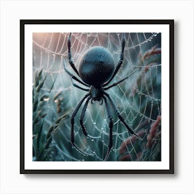 Black Widow Spider 2 Art Print