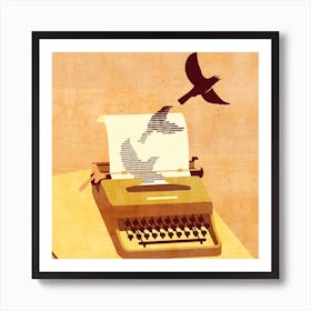 Olivetti Lettera22 Square Art Print