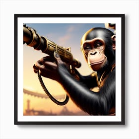 The Monkey Art Print