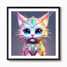 Cute Cat 10 Art Print