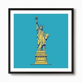 A Statue Of Liberty In New York Vector Design Il 1719923113 3 Art Print