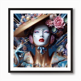 Asian Woman Art Print