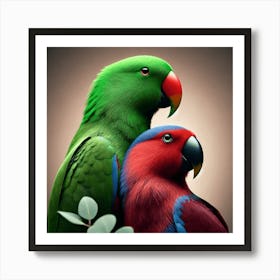 Parrots 1 Art Print