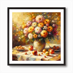 Flowers In A Vase 6 Art Print