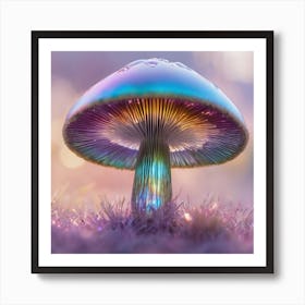 Rainbow Mushroom Art Print