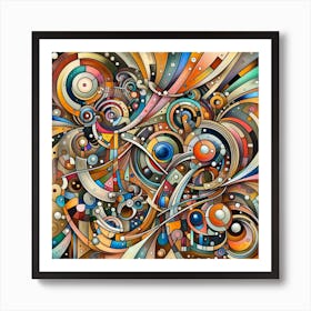 Beautiful abstract art for walls and decorations Art Print