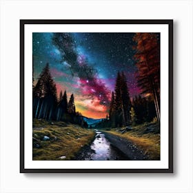 Milky Sky Art Print