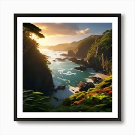 Paparoa National Park New Zealand Art Print