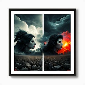 Heaven And Hell Art Print