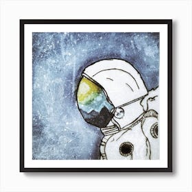 Cosmonaut Art Print