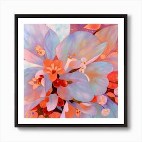 Blossoms and Berries Art Print