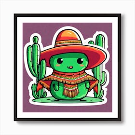 Mexican Cactus 41 Art Print