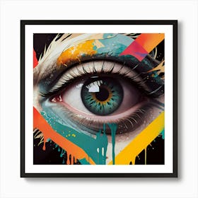 Vivid Vision: I Put An Eye On You Series Art Print