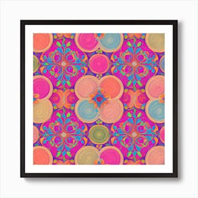 Colorful Mix Art Art Print