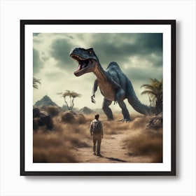 Jurassic Park 1 Art Print by Artist From The Future - Fy