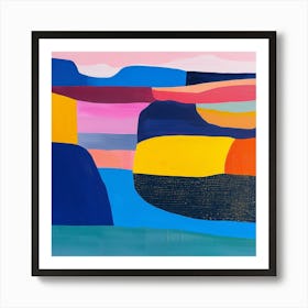 Abstract Travel Collection Lithuania 1 Art Print