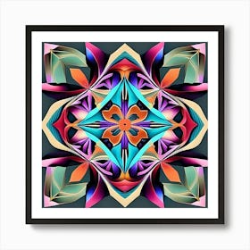 Paper Mandala Art Print