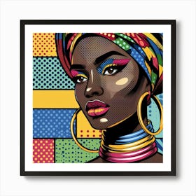 Zenande Pop African Woman Art Print